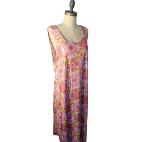 Soft Surroundings Size PL Petite Large Boho Scoop Neck Knit Dress - Picture 3 of 3